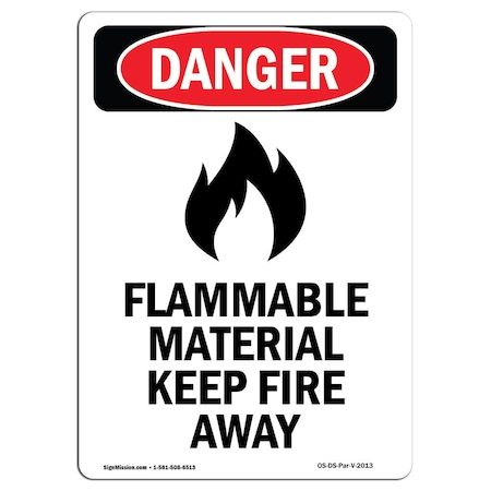 Signmission Safety Sign, OSHA Danger, 7" Height, Portrait, D-57-V-2013 OS-DS-D-57-V-2013